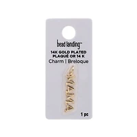 14K Gold Plated Mama Charm by Bead Landing™