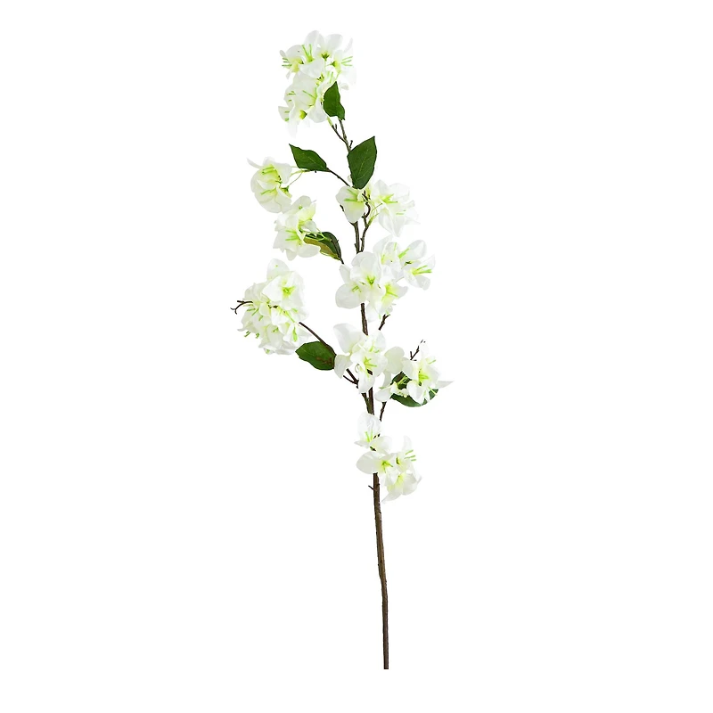 47" Cream Bougainvillea Flower Stems, 3ct.