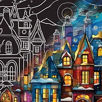 Brea Reese™ 6" x 8" Stained Glass Scratch Art Paper Pad