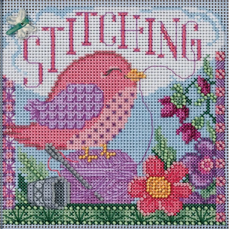 Mill Hill® Stitching Buttons & Beads Counted Cross Stitch Kit
