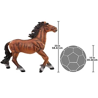 Design Toscano 23" Unbridled Running Wild Mustang Horse Statue