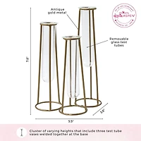 Kate Aspen® Test Tube Flower Vase Set