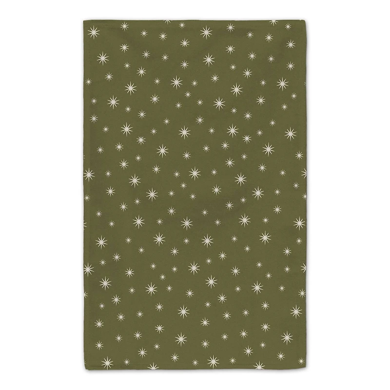 Family Greatest Gift Green Twinkle Tea Towel - Set of 2