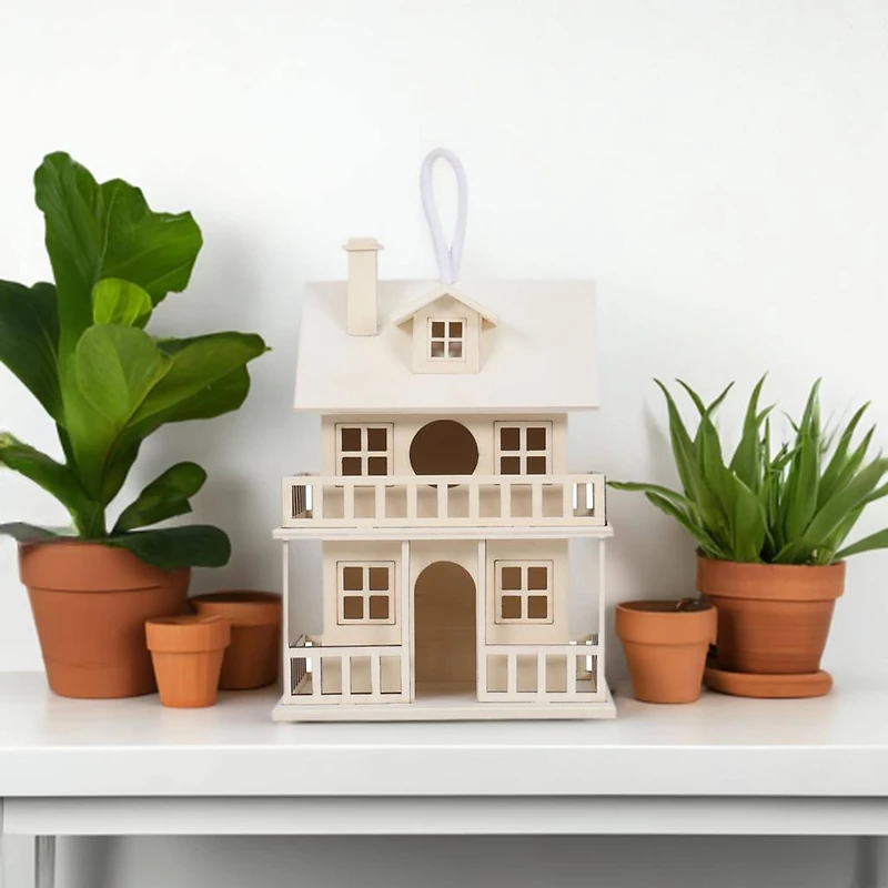 9" Wood 2-Story Birdhouse by Make Market®