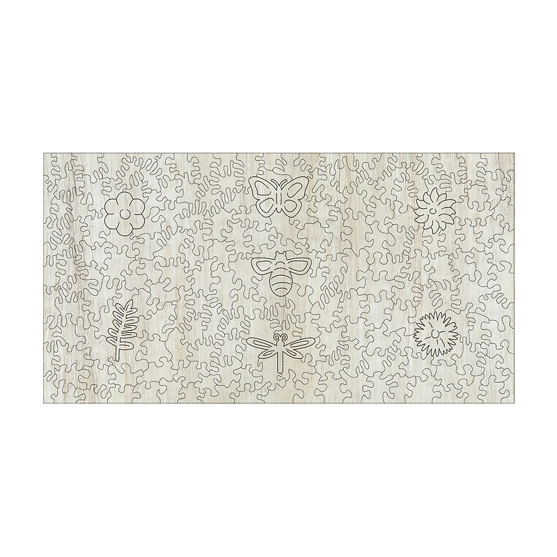 Wooden Jigsaw Puzzle Set - Elephant & Sprung: 406 Pcs