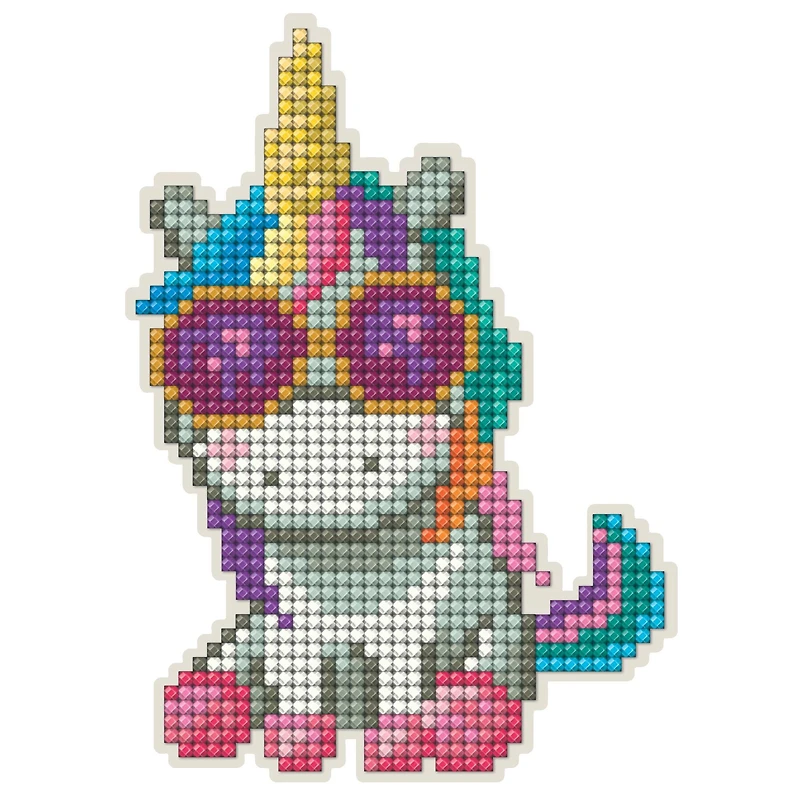 Collection D'Art® Unicorn with Sunglasses Diamond Painting Magnet Kit