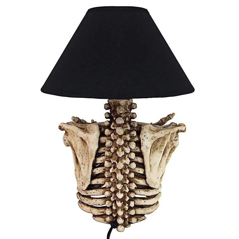 Design Toscano 14.5" Rest in Pieces Gothic Skeleton Table Lamp