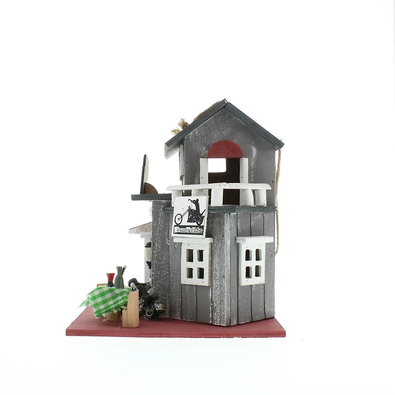 9'' Route 66 Biker Bar Birdhouse