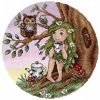 MP Studia Evening Forest Meeting Cross Stitch Kit