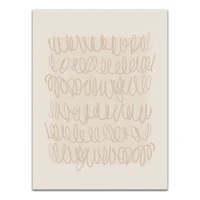 Subtle Scribble 18" x 24" Canvas Wall Art