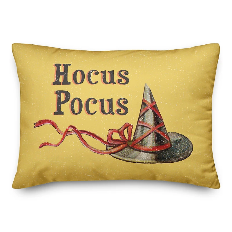 Hocus Pocus Witch Hat Throw Pillow