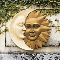 Design Toscano 15.5" Celestial Harmony Sun & Moon Wall Sculpture