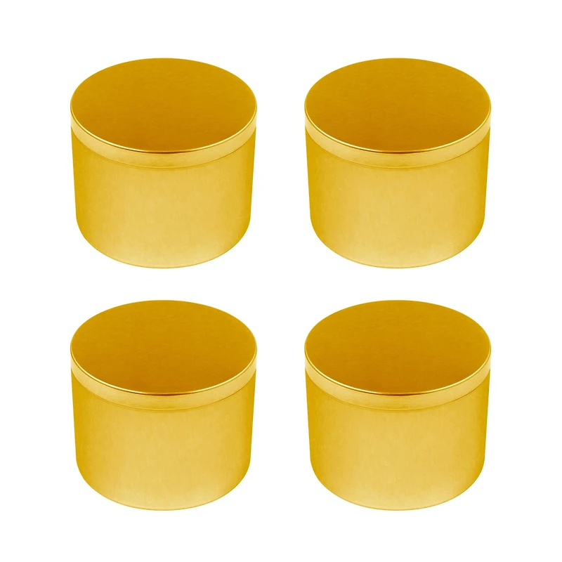 8 Packs: 4 ct. (32 total) 6oz. Gold Candle Making Tins by Make Market®