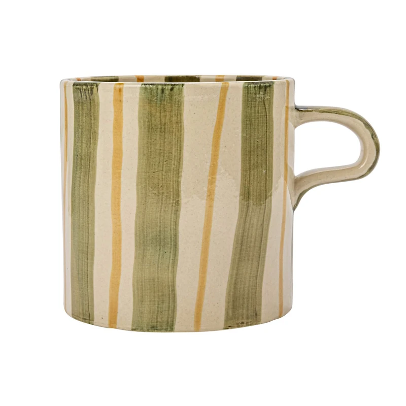 Hello Honey® 5" Striped Stoneware Mug Set