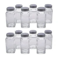 DII® Spice Jars with Chalkboard Labels, 12ct.