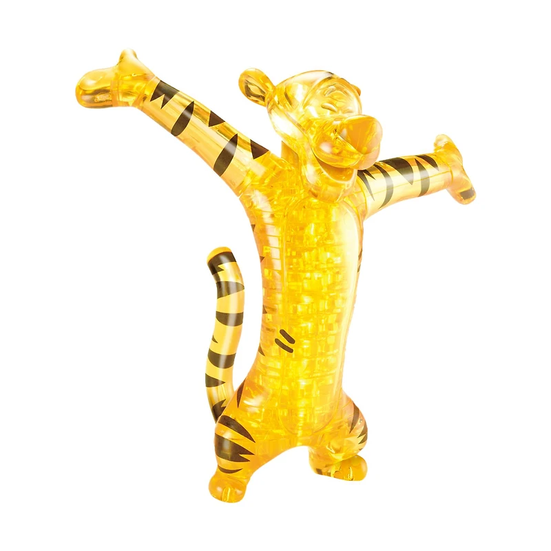 3D Crystal Puzzle - Disney Tigger (Orange/Black): 38 Pcs