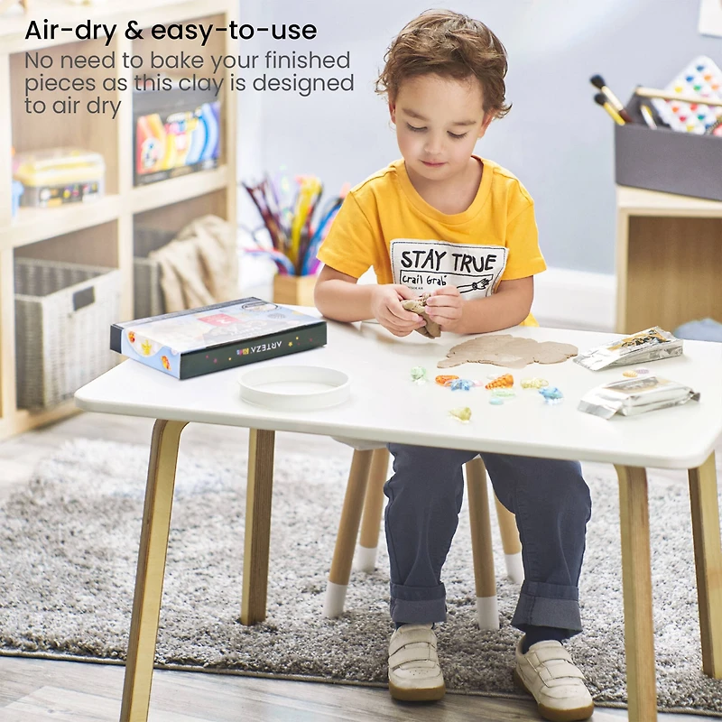 Arteza® Kids Sandy Clay Keepsakes Kit, 19 pcs