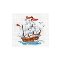 Alisa Ship Cross Stitch Kit