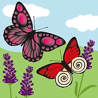 Butterflies Mini Canvas Painting Kit by Craft Smart®