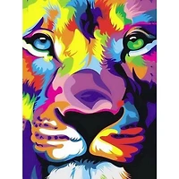 Crafting Spark Lion's Look Diamond Painting Kit
