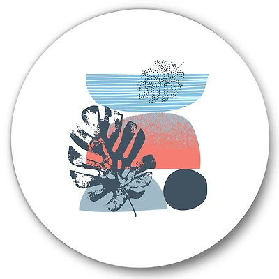 Designart - Colorful Geometric Abstract Art Collage IV