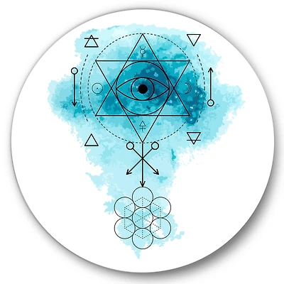 Designart - Symbol of Alchemy and Sacred Geometry II