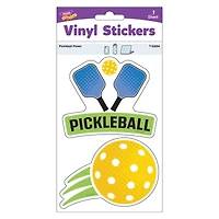 TREND Enterprises® Pickleball Power Vinyl Stickers, 6 Packs of 12