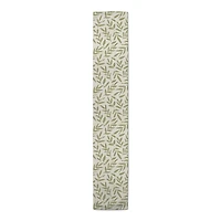Rough Leaf Pattern 2 16" x 90" Poly Twill Table Runner