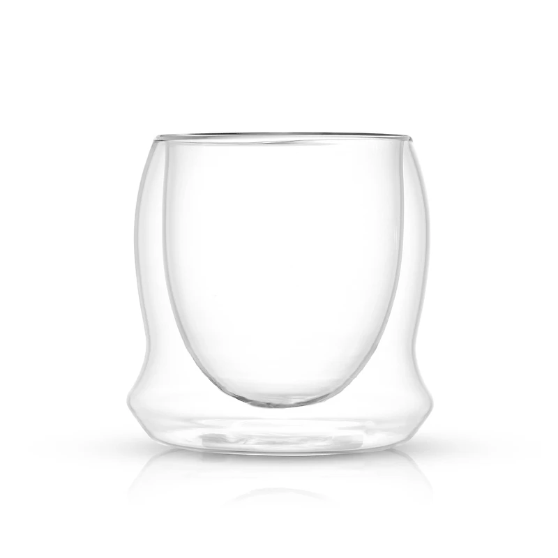 JoyJolt® Cosmo Double Walled Stemless Wine Glasses, 4ct.