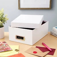 12 Pack: White Memory Box by Simply Tidy™