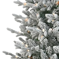 7.5ft. Pre-Lit Boulderwood Spruce Artificial Christmas Tree, Clear Lights