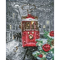 Diamond Art Holiday Streetcar Advanced Kit