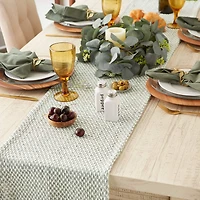 DII® 108" Woven Fringed Table Runner