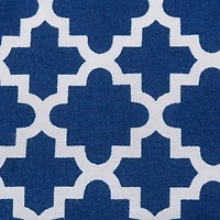 Nautical Blue Lattice Tablecloth 60" x 104"