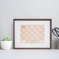 Neutral Basic Dark Brown Frame with Mat by Studio Décor