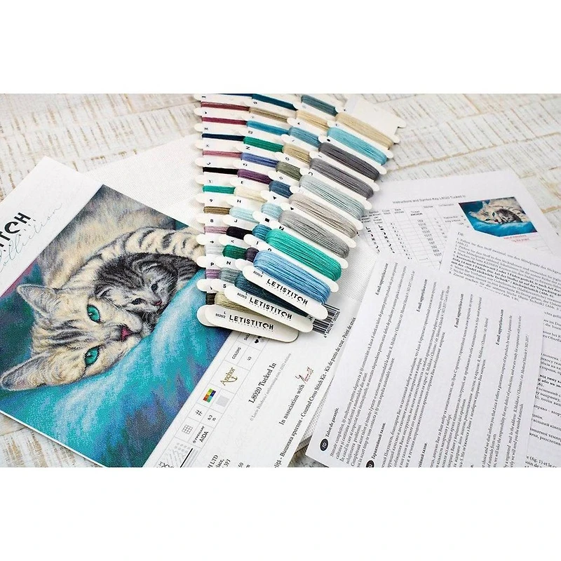 Letistitch Tucked In Counted Cross Stitch Kit