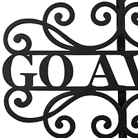 17" Halloween Go Away Wreath Hanger