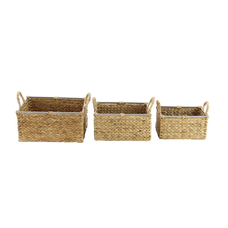 Sea Grass Contemporary Storage Basket Set