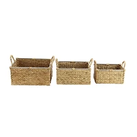 Sea Grass Contemporary Storage Basket Set