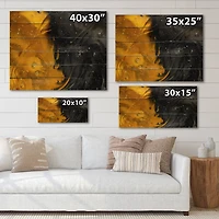 Designart - Marriage of Yellow and Black