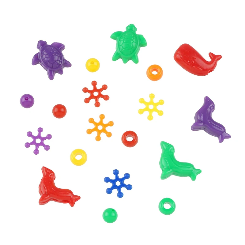 Rainbow Mixed Shape Beads by Creatology™, 380ct.