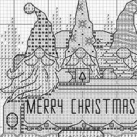 Dimensions® Learn-A-Craft Red Truck Gnomes Counted Cross Stitch Kit