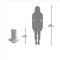 Design Toscano® 25" Large Roman Empire Column Garden Statuary Pedestal