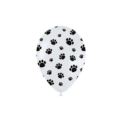 11" Paw Prints Latex Balloon