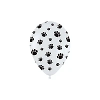 11" Paw Prints Latex Balloon