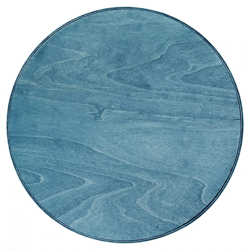 Elegant Designs™ 13.8" Round Good Vibes Serving Tray with Handles