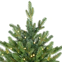9ft. Pre-Lit Real Touch™️Breckenridge Pine IPT Artificial Christmas Tree, Dual Color LED Lights