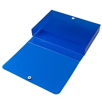 JAM Paper Blue Plastic Index Card Case