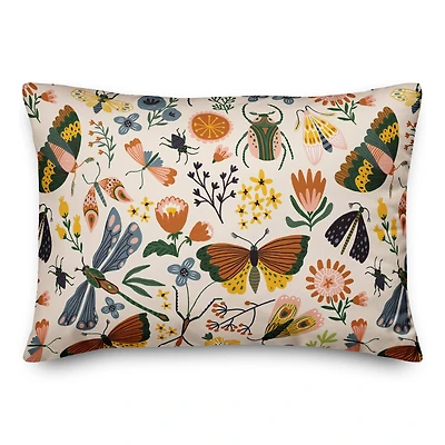 Bug Collection 14" x 20" Throw Pillow