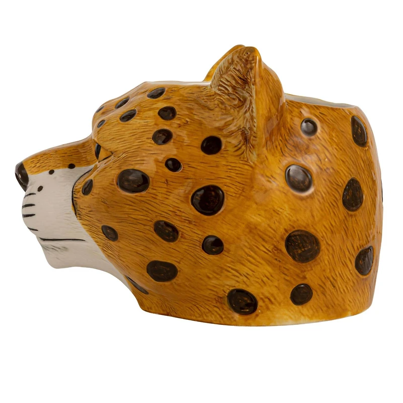 Hello Honey® 5" Ceramic Cheetah Head Planter